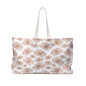 Floral Weekender Bag - Travel Tote, Overnight Bag, Beach Bag, Weekend Getaway, Stylish Gym Bag