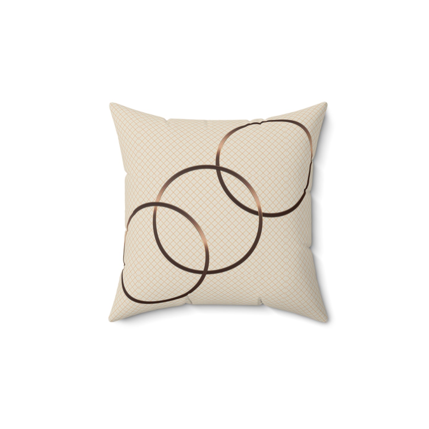 Cozy Decorative Pillow, Spun Polyester Square Cushion, Home Decor Accent, Gift for Housewarming, Stylish Living Room Pillows