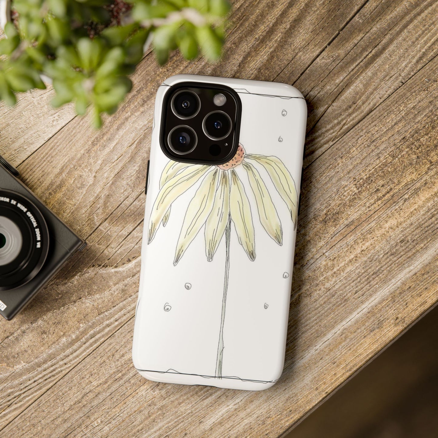 Flower Phone Case with Delicate Design, Tough Phone Cover, Nature Lover Gift, Floral Tech Accessory, Stylish Phone Protection