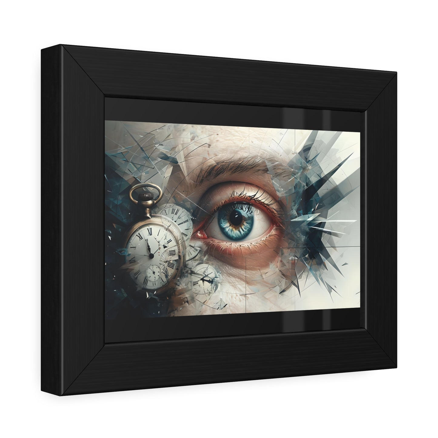 Surreal Eye Art Framed Poster