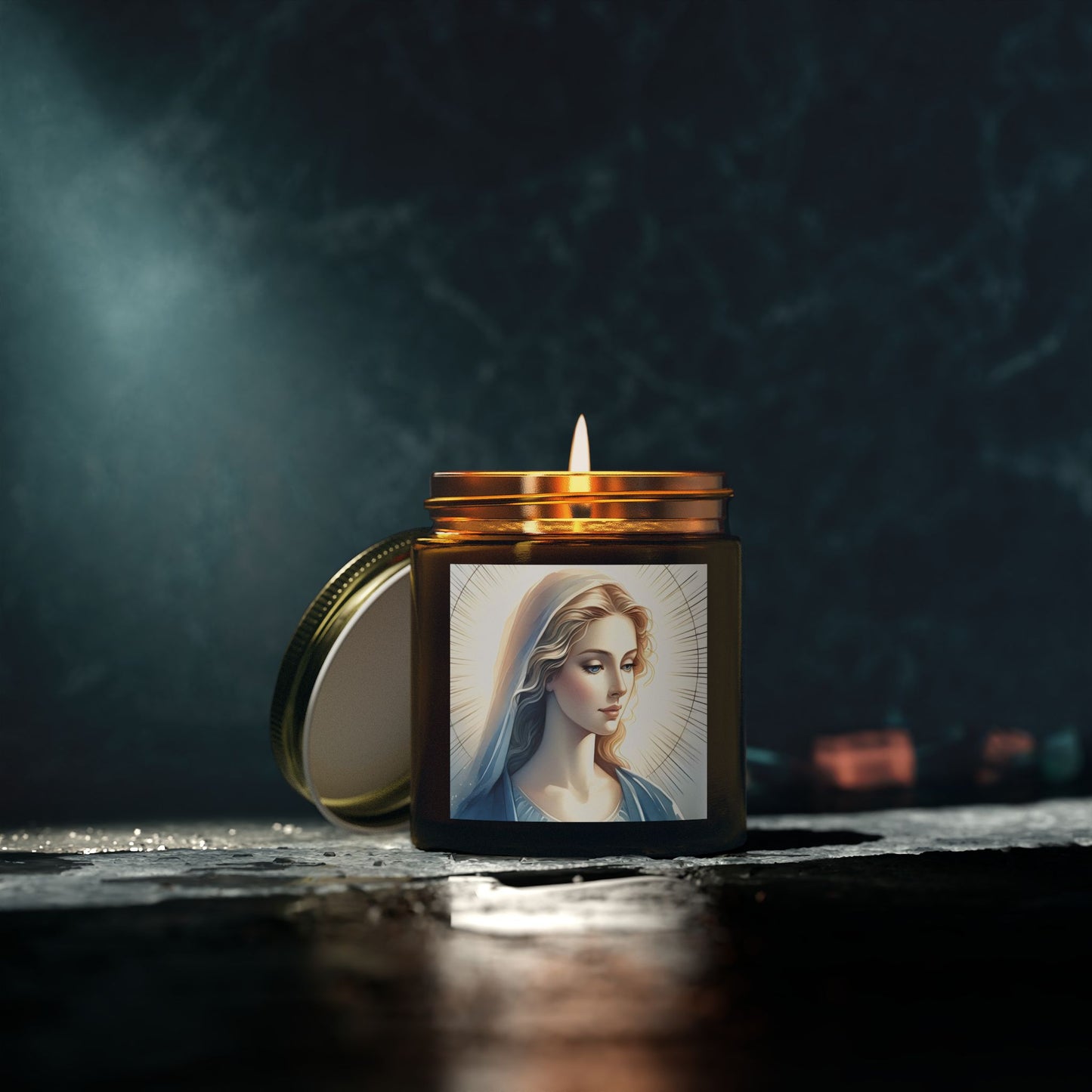 Coconut Apricot Scented Candles, Divine Serenity Candle, Meditation Candle, Gift for Her, Home Decor, Relaxation