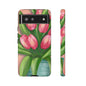 Floral Phone Case with Vibrant Tulips - Tough Cases for Garden Lovers, Spring Gifts, Nature Enthusiasts, Unique Gadget Accessories, [...]