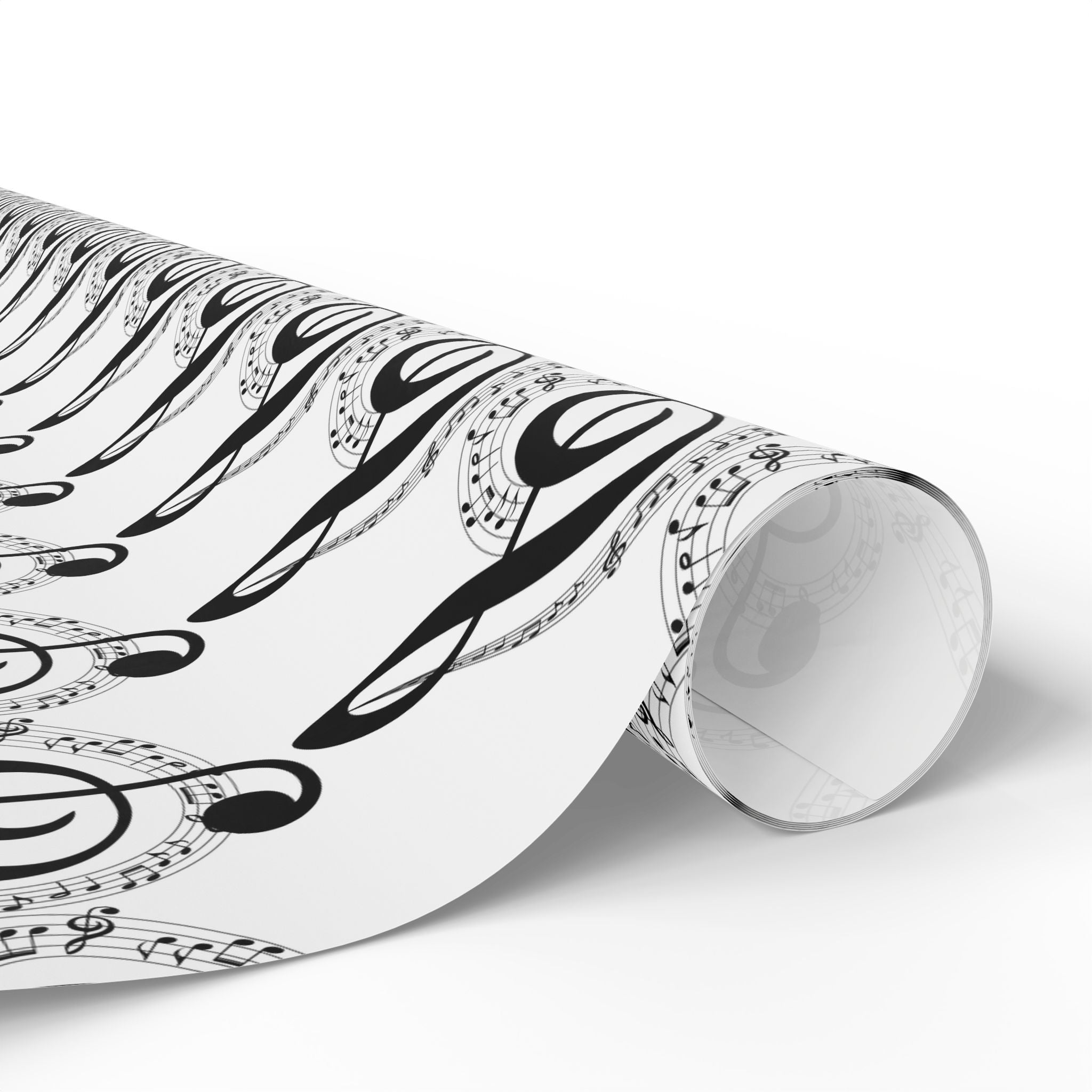 Musical Notes Wrapping Paper Perfect for Music Lovers