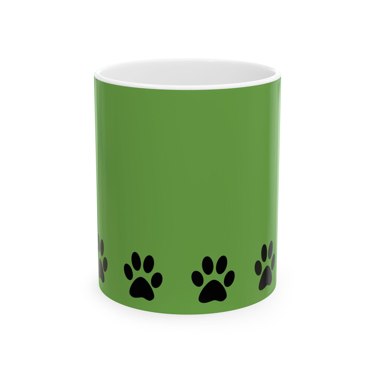 Paw Print Ceramic Mug - Ideal for Pet Lovers, Dog Owners, Animal Enthusiasts, Gift for Pet Birthdays, Cozy Coffee Moments, Kitchen Decor