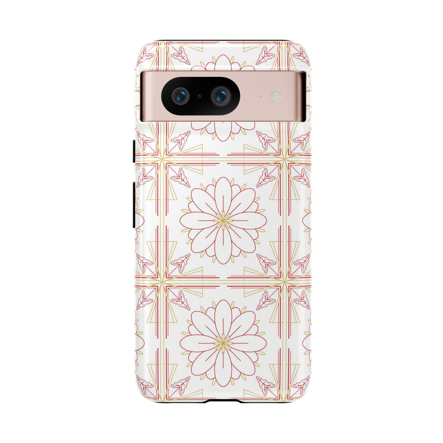 Floral Pattern Phone Case - Stylish Tough Case, Flower Design, Cute Mobile Cover, Phone Accessory, Gift for Her, Spring Style