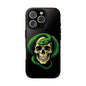 Skull & Snake Phone Case | Tough Cases, Protective Cover, Edgy Phone Accessories, Gothic Gift, Halloween Decor