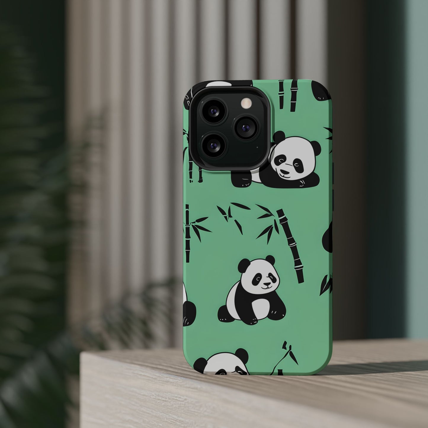 Panda Bamboo Magnetic Impact-Resistant Phone Case
