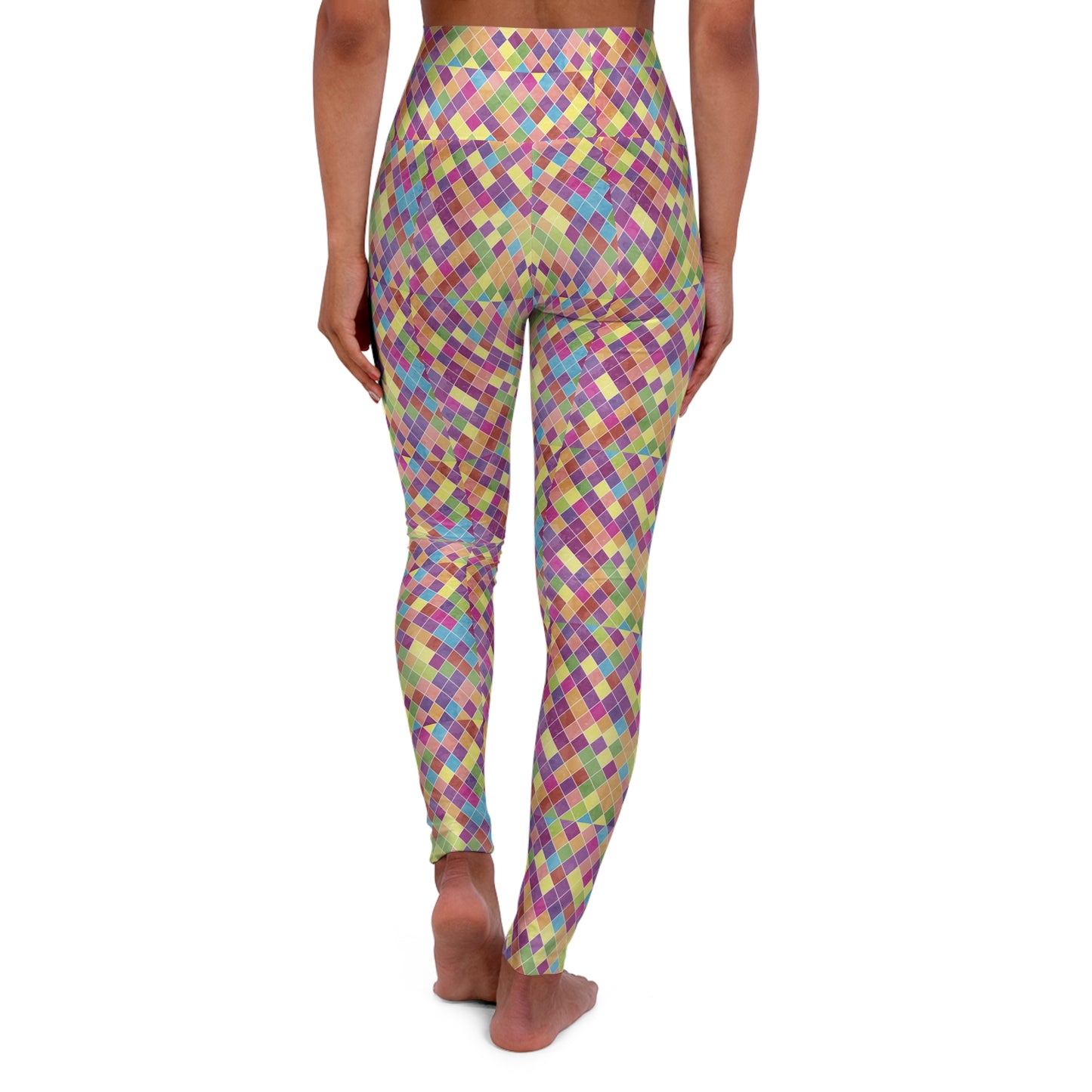 Colorful High Waisted Yoga Leggings V13