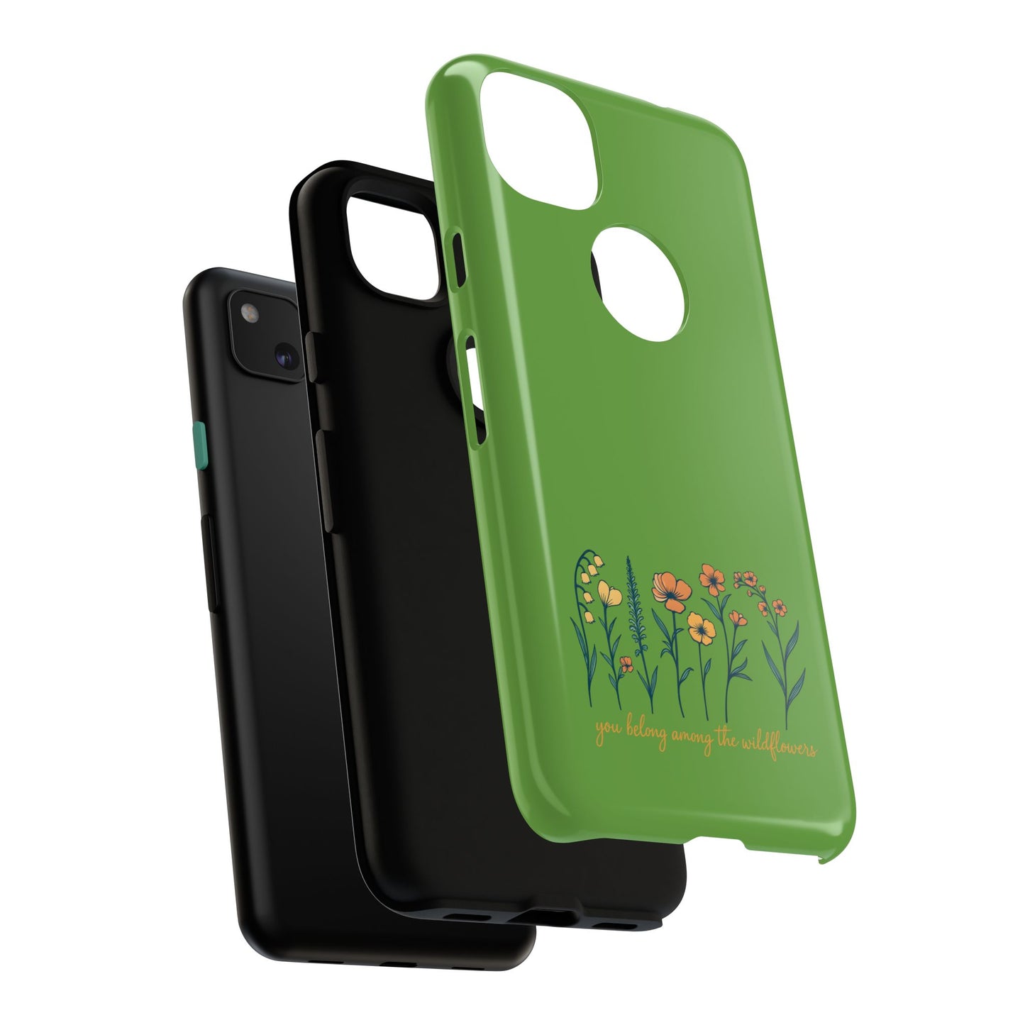 Floral Phone Case - You Belong Among the Wildflowers, Botanical Gift, Eco-Friendly Phone Accessory, Nature Lover Statement