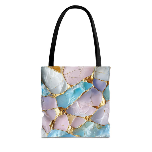 Elegant Geode Tote Bag - Chic Shopping Bag, Stylish Beach Tote