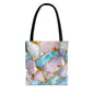 Elegant Geode Tote Bag - Chic Shopping Bag, Stylish Beach Tote