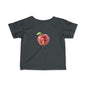 Cute Apple Mouse Infant Tee, Baby Shower Gift, Toddler T-Shirt, Kids Fruit Shirt, Spring Outfit, Playful Everyday Wear