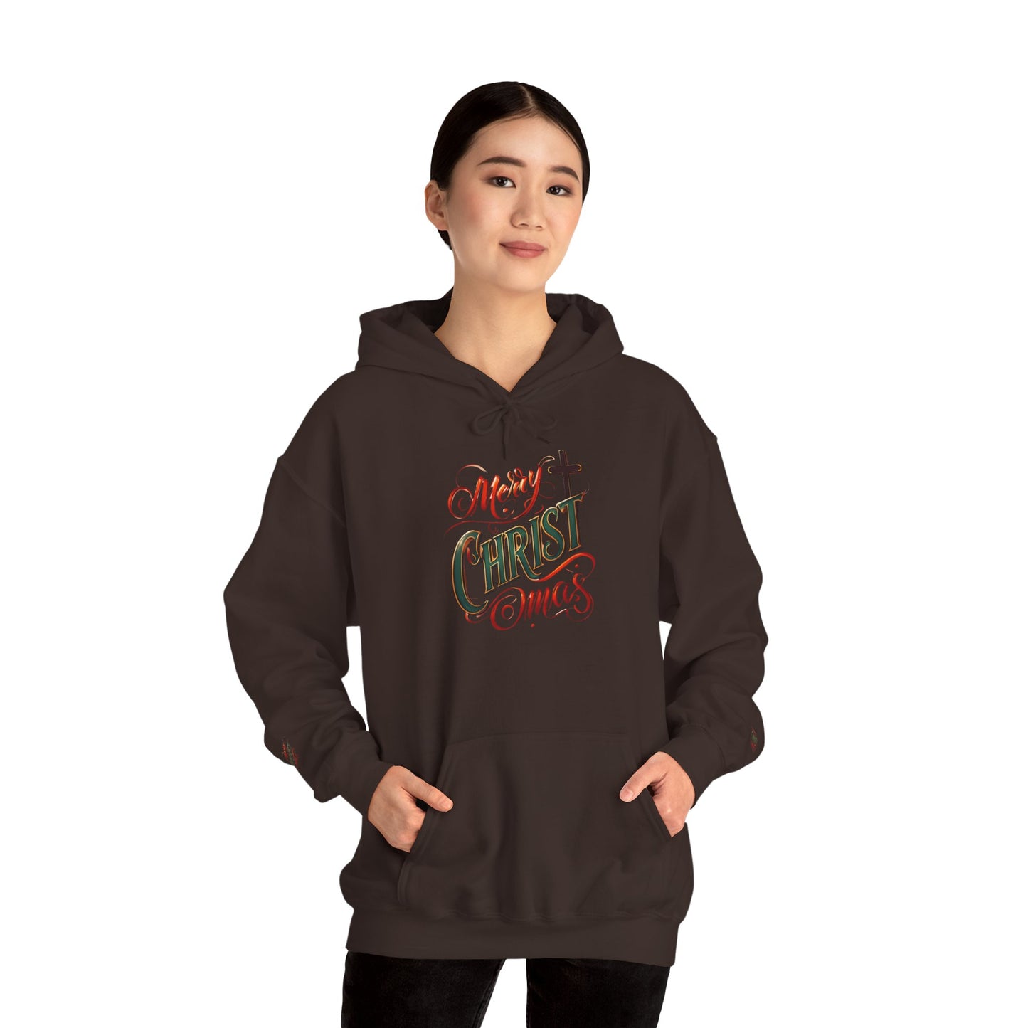 Merry Christmas Hoodie, Cozy Unisex Sweatshirt for Holiday Gatherings, Festive Gift Idea for Him/Her, Winter Apparel, Christmas Sweater