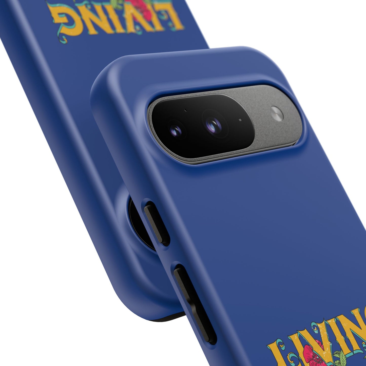 Living the Dream Phone Case, Floral Phone Cover, Tough Phone Case, Inspirational Gift, Boho Style Accessory, Dreamer Case