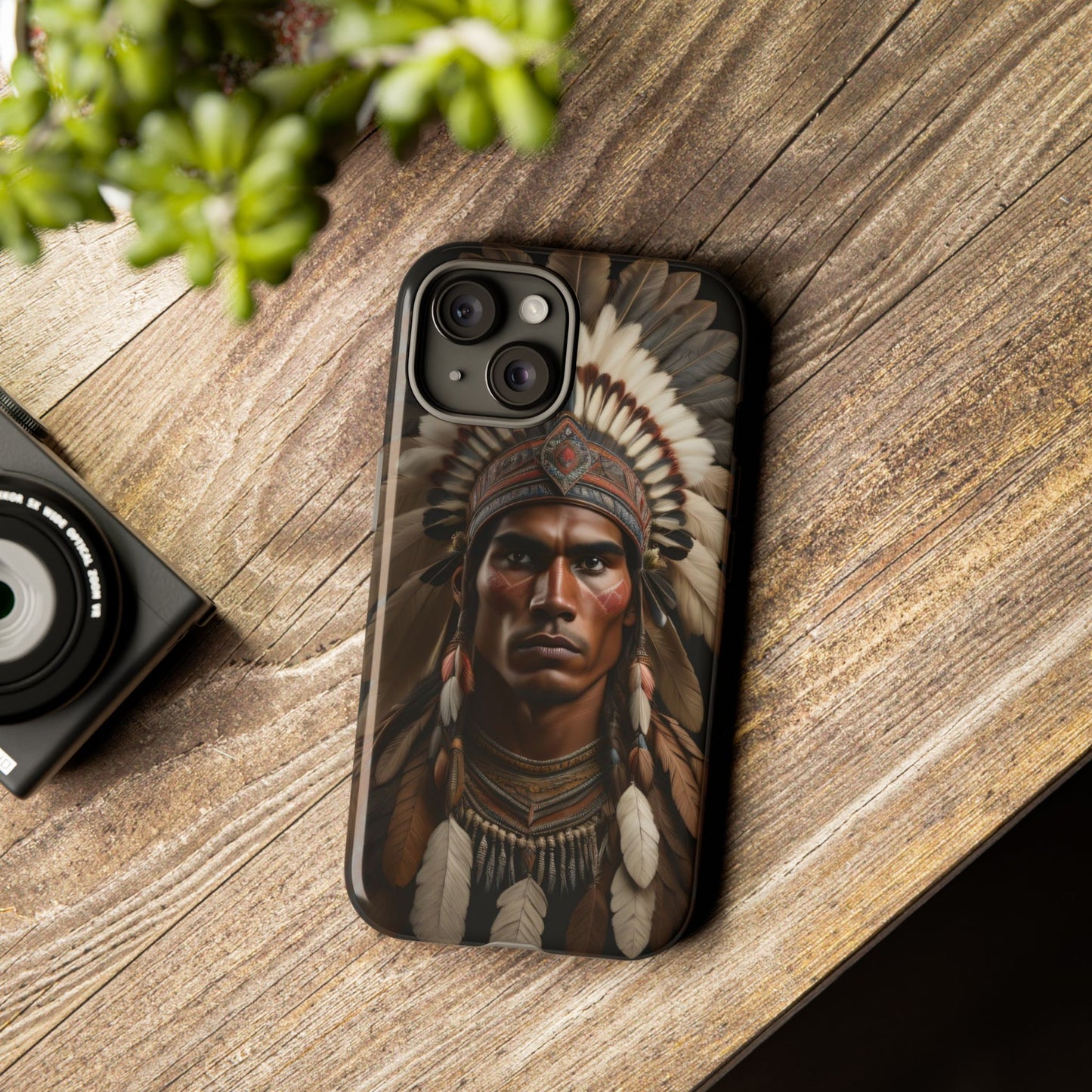 Native American Art Phone Case, Strong Culture Design, Unique Gift for Him or Her, Tough Cases, Customizable Protector, Tribal Style