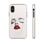 Stylish Phone Case with Artistic Lip Design, Femme Tech Accessory, Trendy Device Cover, Gift for Her, Unique Phone Accessories