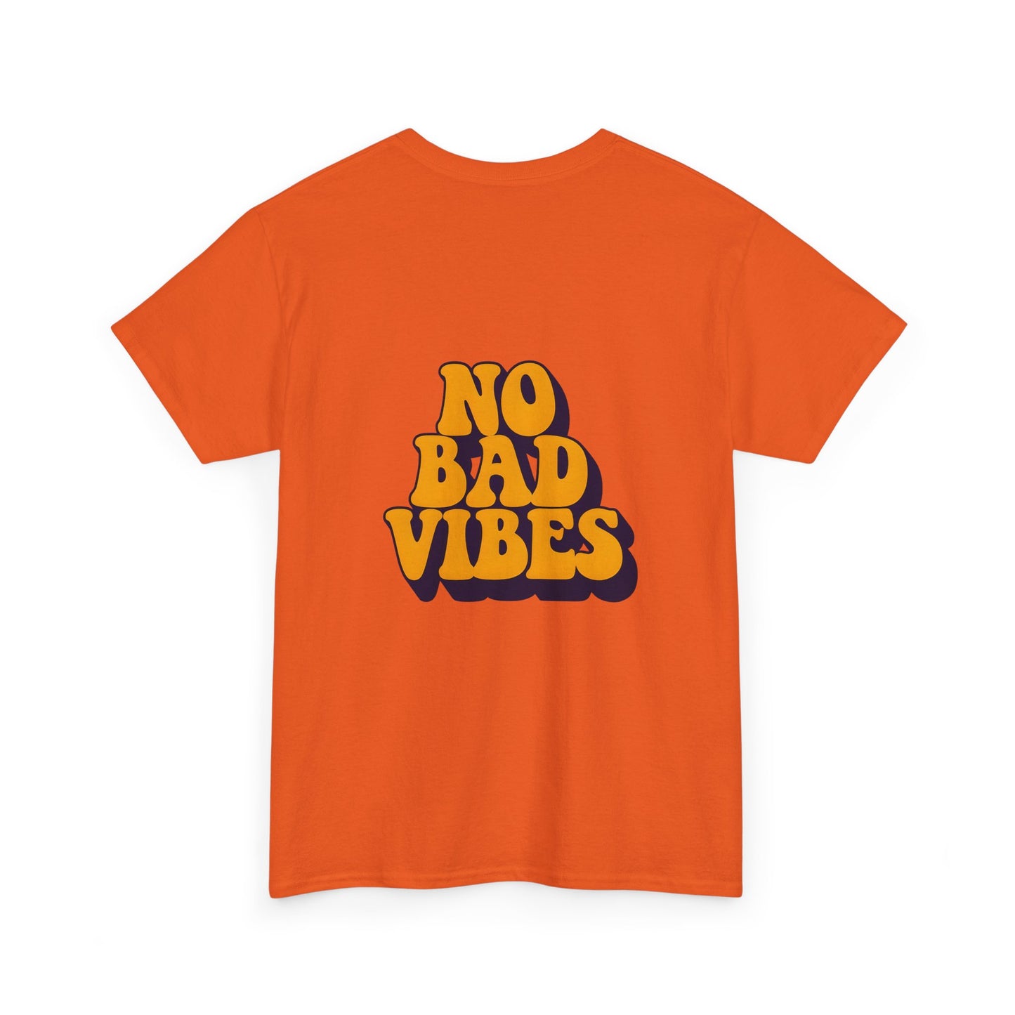 Good Vibes Only Unisex Heavy Cotton Tee, Casual Tee, Positive Message Shirt, Summer Fashion, Gift for Friends, Outdoor Wear