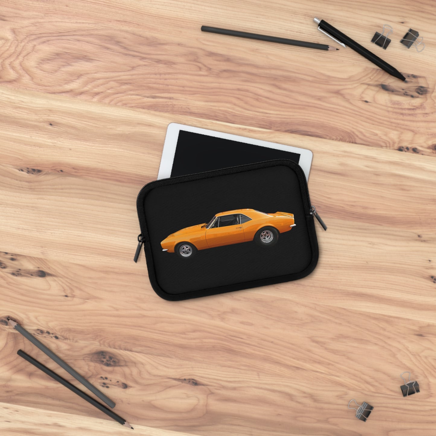 Orange Classic Car Laptop Sleeve, Vintage Car Design Case, Stylish Computer Bag, Perfect Gift for Car Enthusiasts, Office Supplies, [...]