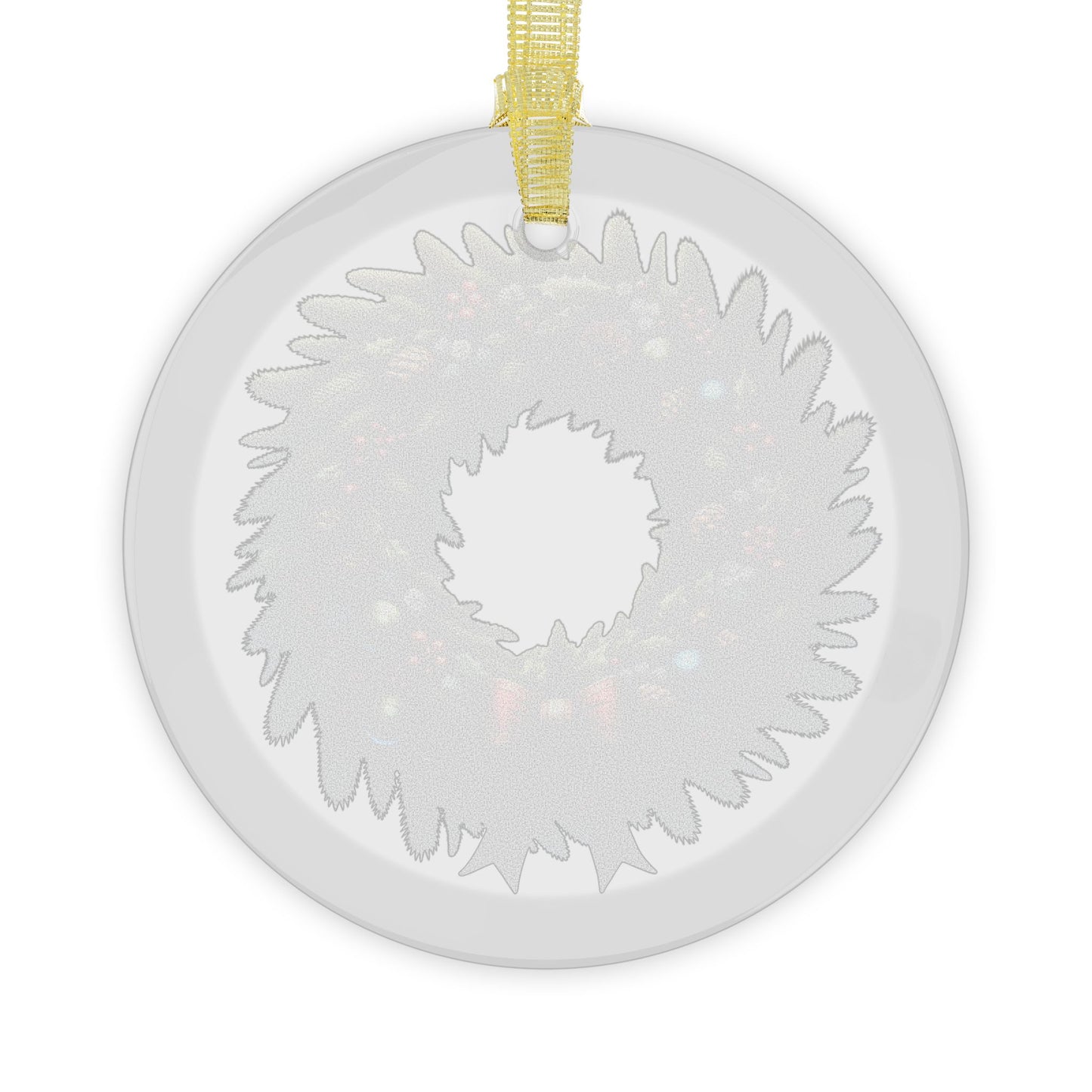 Glass Ornaments - Christmas Wreath