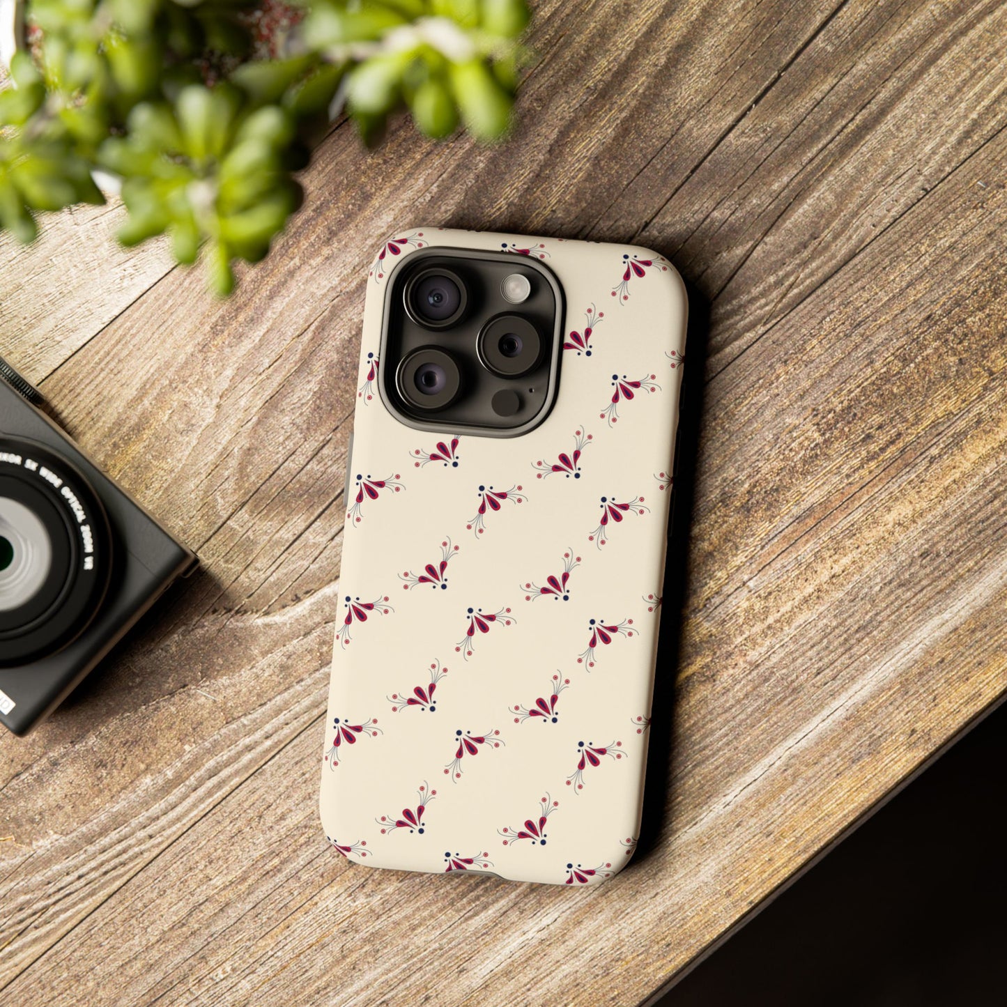 Tough Cases - Floral Design Phone Case, Stylish Protective Cover, Gift for Her, Trendy Smartphone Accessory, Floral iPhone Case, [...]