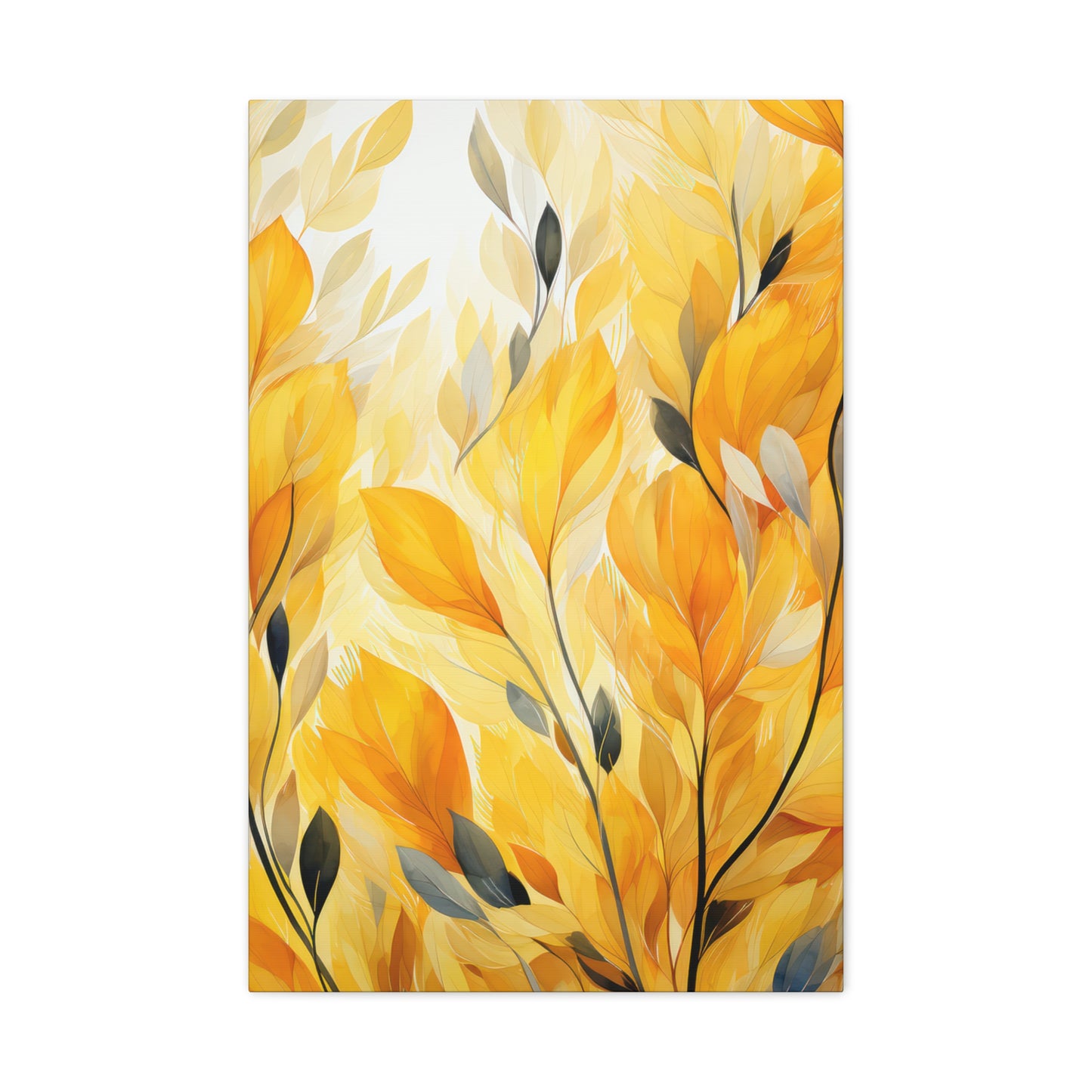 Gorgeous Yellow Matte Canvas Art Print, Stretched, 1.25"