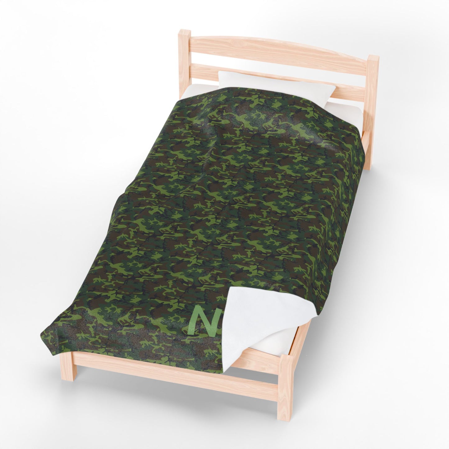 Camouflage Velveteen Plush Blanket - Noah