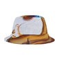 Colorful Abstract Bucket Hat, Summer Fashion Accessory, Beach Hat