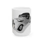Vintage Car Ceramic Mug | Classic Car Lover Gift | Coffee Mug | Retro Auto Drinkware | 11oz 15oz