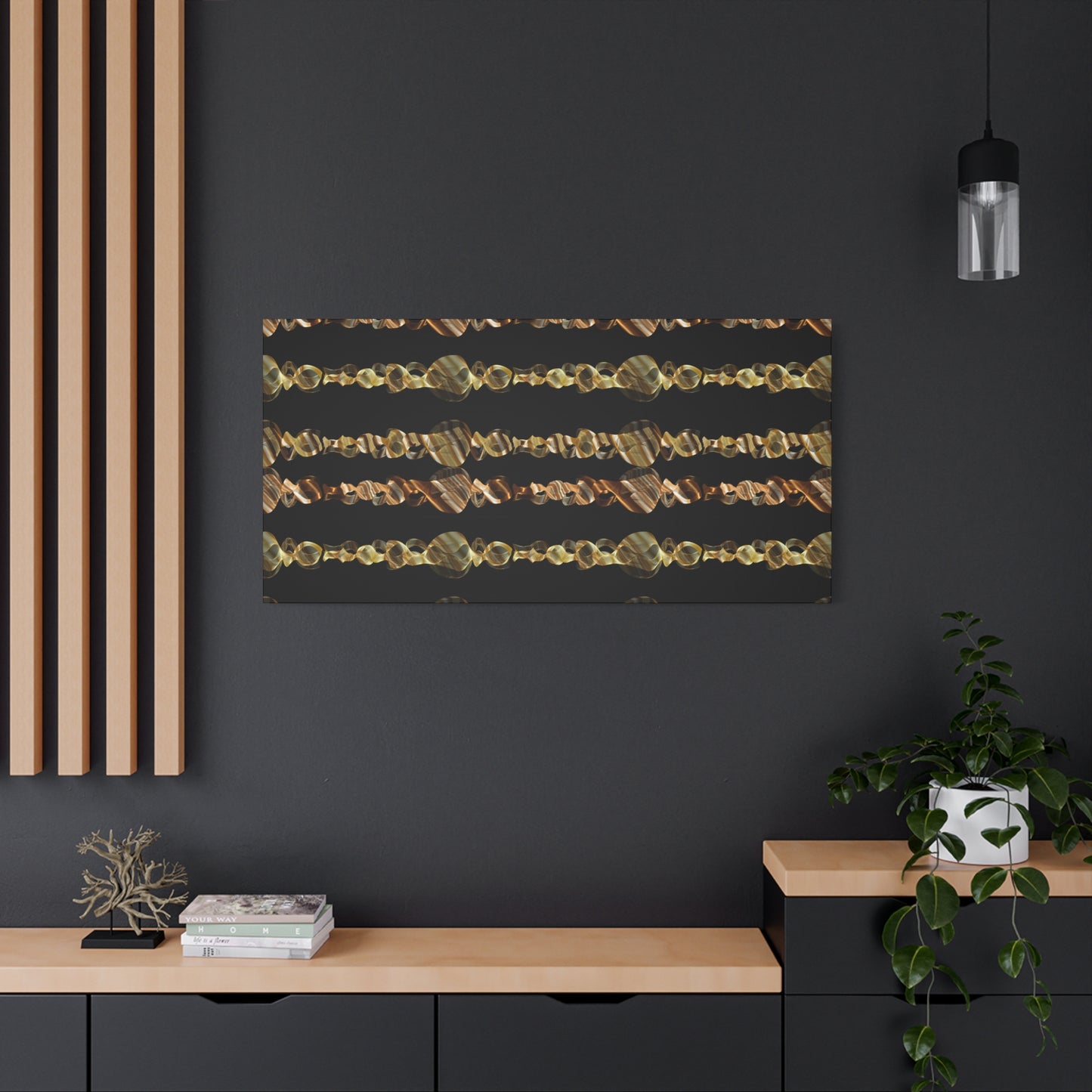 Artistic Canvas Gold and Black