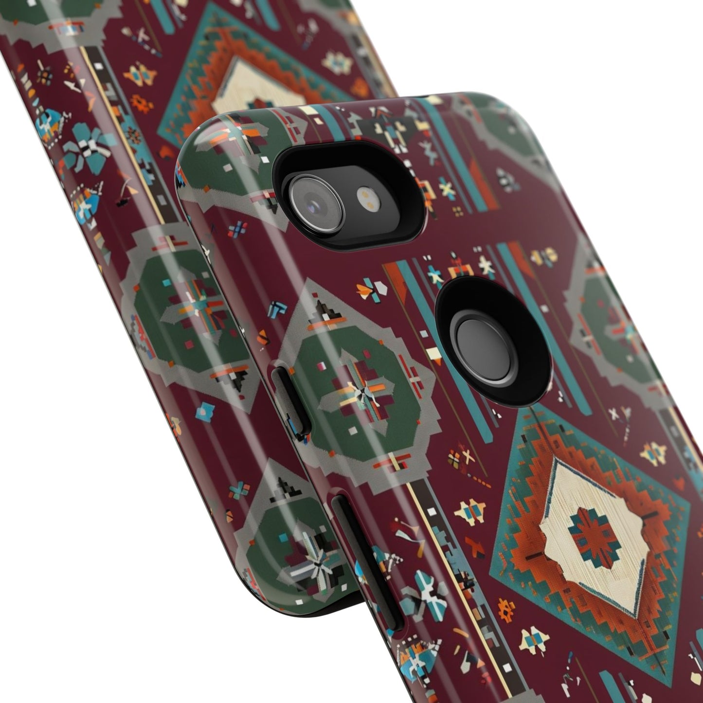 Tribal Pattern Phone Case - Boho Chic, Tough Durable Cover, Stylish Tech Accessory, Gift for Him/Her, Festival Essentials