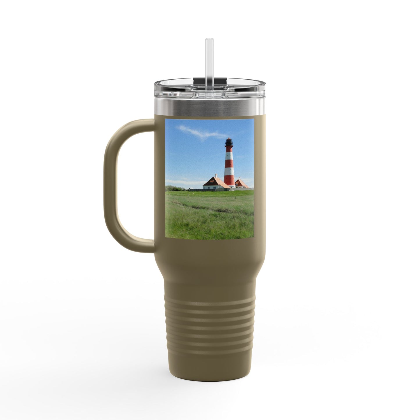 Scenic Insulated Travel Mug, 40oz | Perfect for Coffee Lovers, Outdoor Adventures, Travel Gifts, Eco-Friendly Sippers, Beach Days