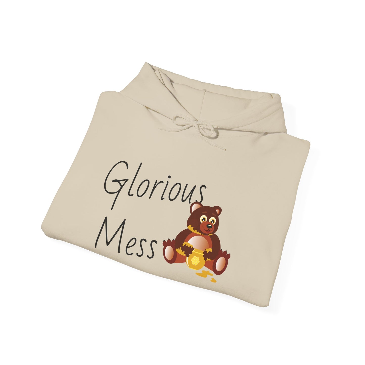 Glorious Mess Hoodie | Cute Bear Sweatshirt | Cozy Unisex Pullover for All Seasons | Perfect Gift for Friends & Birthdays | Funny [...]