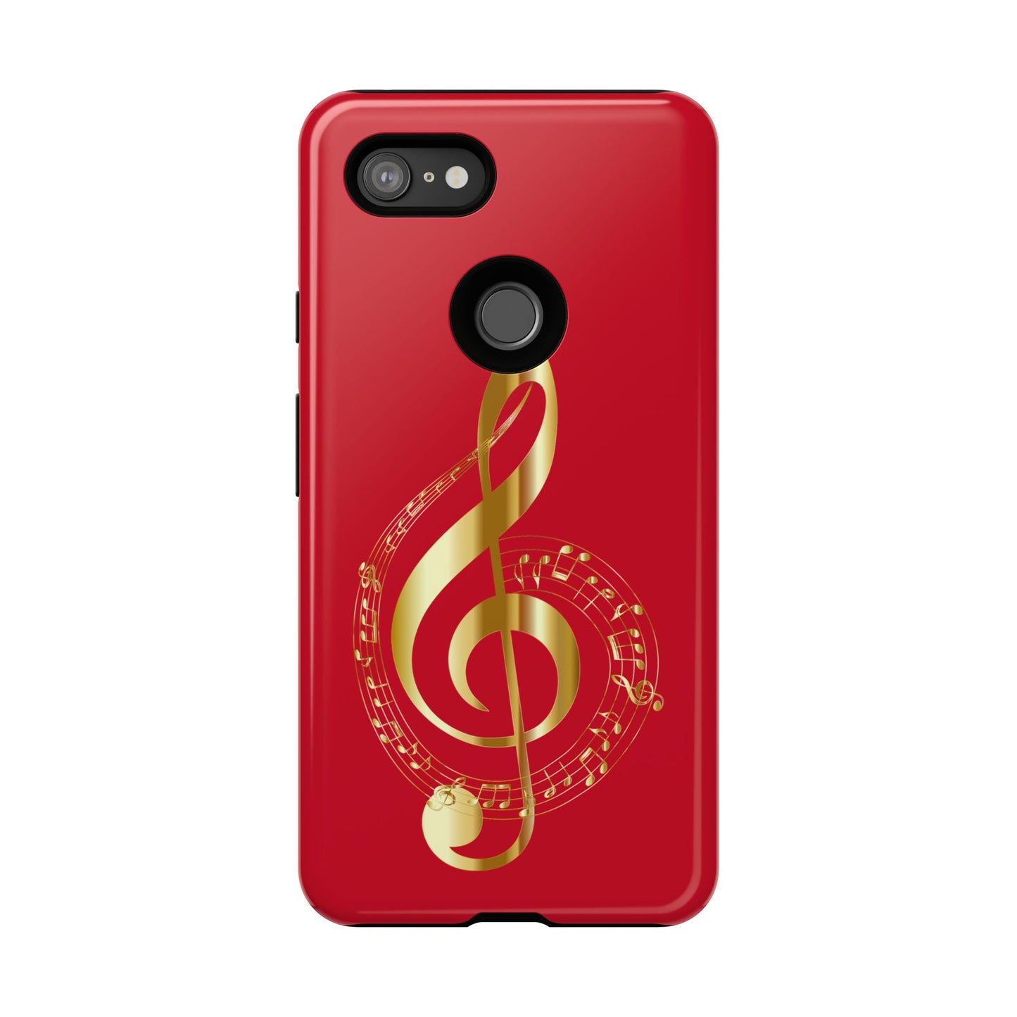 Tough Cases - Red Musical Note