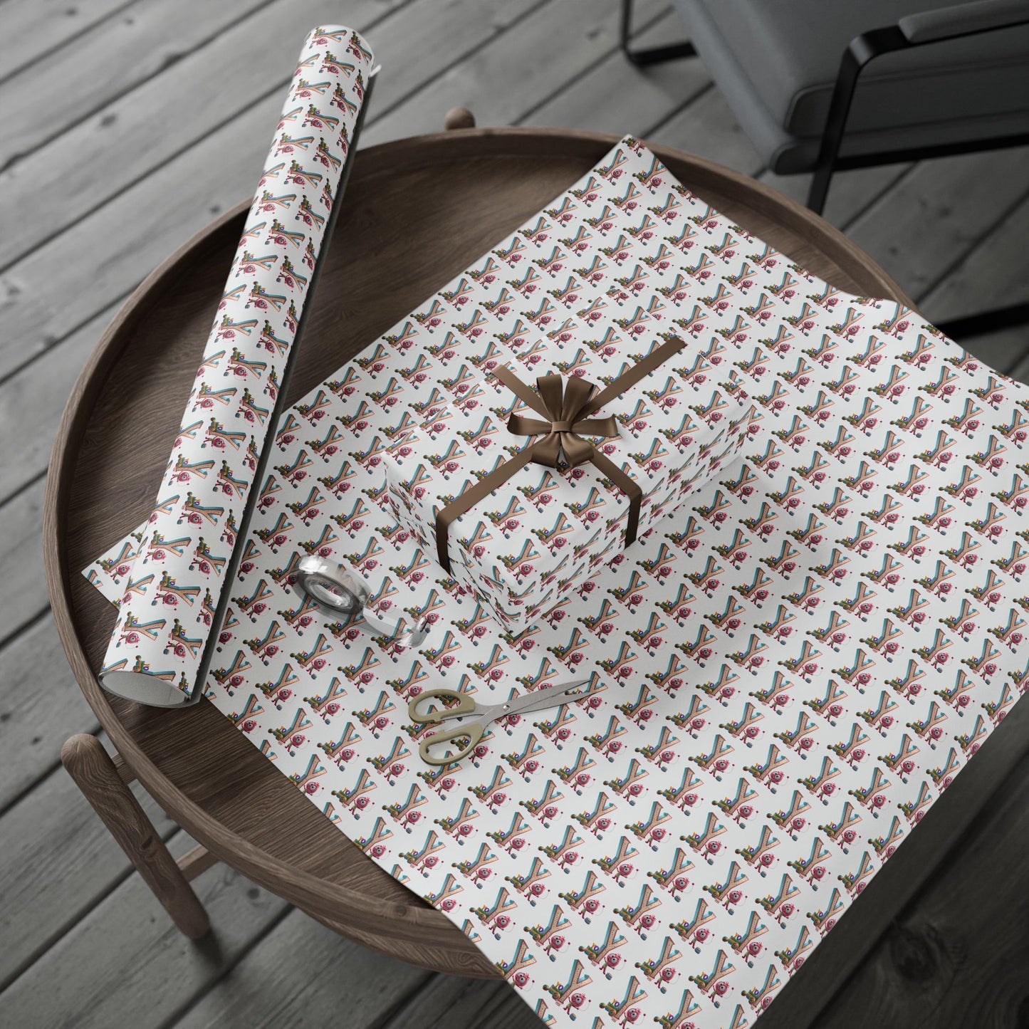 Charming Wrapping Paper for All Occasions, Gift Wrap, Party Supplies, Holiday Wrapping, Eco-Friendly Gift Wrap