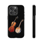 Musical Instrument Phone Case - Violin & Banjo Design, Music Lover Gift, Unique Phone Cover, Holiday Gift, Durable Tough Cases
