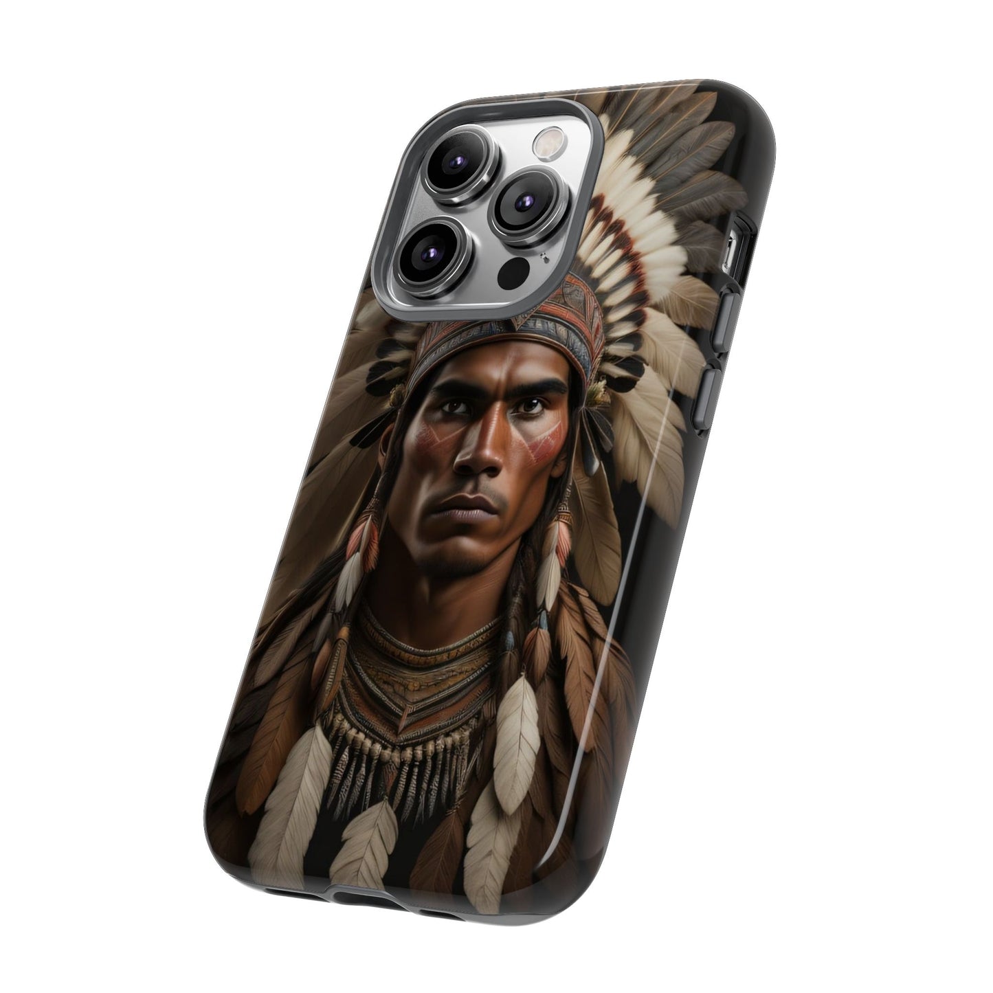Native American Art Phone Case, Strong Culture Design, Unique Gift for Him or Her, Tough Cases, Customizable Protector, Tribal Style