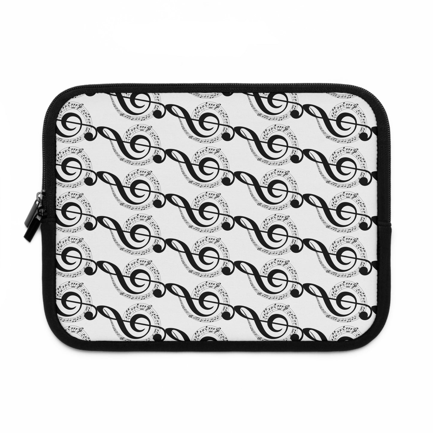 Musical Notes Laptop Sleeve | Perfect for Musicians, Unique Gift for Music Lovers, Creative Tech Accessory, Music-Themed Sleeve