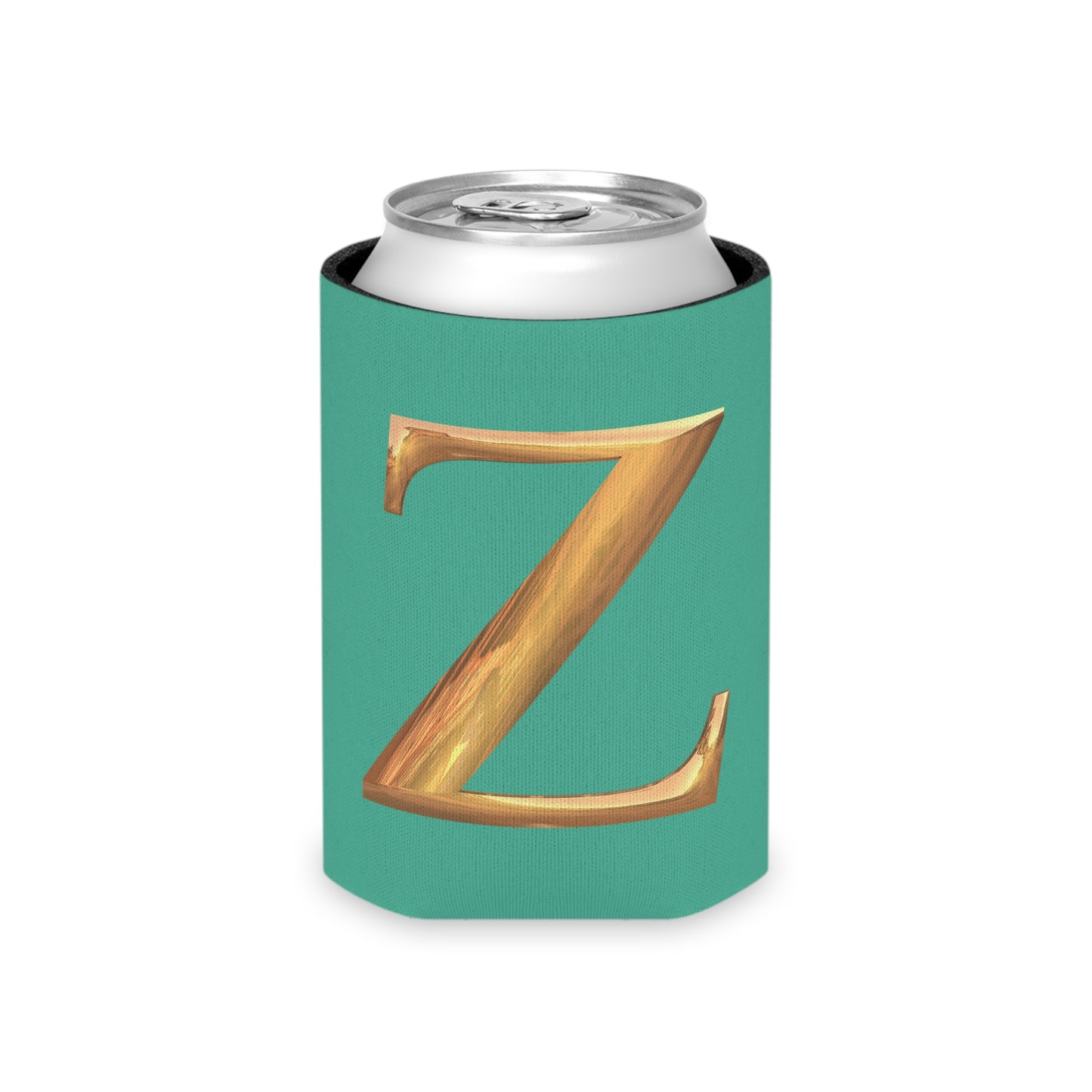 Personalized Monogram "Z"  Can Cooler - Stylish Drink Holder for Parties, Weddings, Beach Days, Summer Gatherings, Gifts