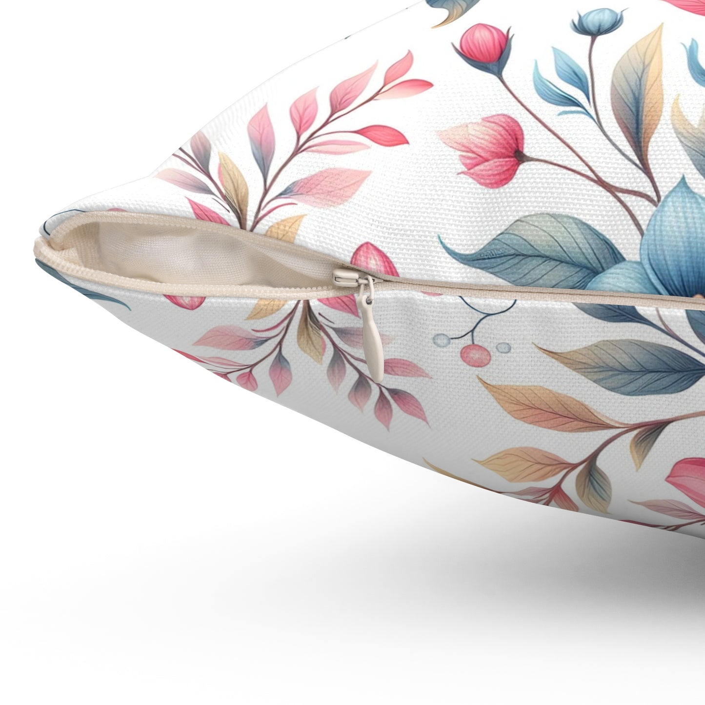 Floral Decorative Pillow, Cozy Home Cushion, Boho Chic Accent, Gift for Her, Living Room Decor, Spring Home Accessory