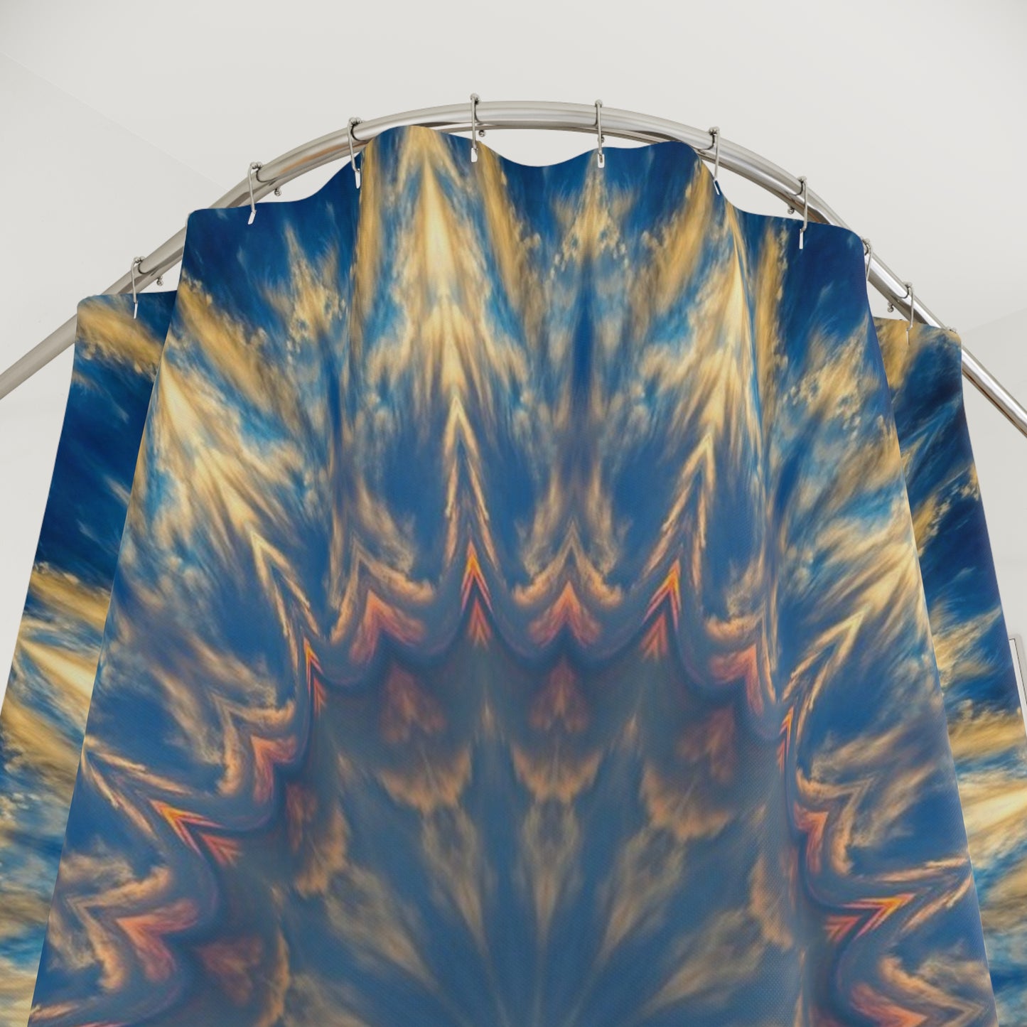 Bohemian Mandala Shower Curtain - Artistic Bathroom Decor, Unique Holiday Gift, Vibrant Home Accessory, Relaxing Oasis