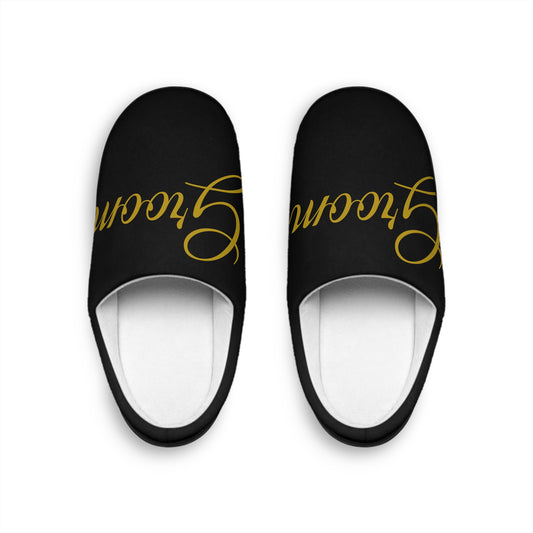 Men's Cozy Indoor Slippers | Relaxing Home Footwear, Gift for Him, Black Slippers, Comfortable Slippers, House Slippers