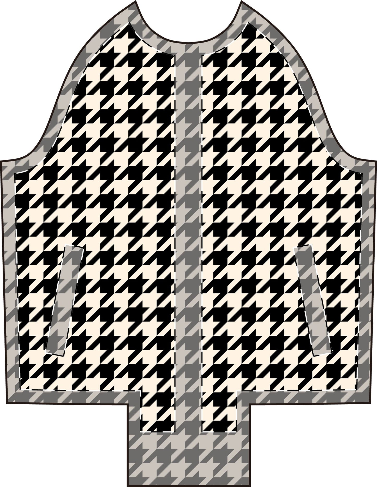 Chic Houndstooth Varsity Jacket, Women’s Fashion Statement, Casual Layering, Trendy Outerwear, Sporty & Stylish Jacket, Ideal for [...]