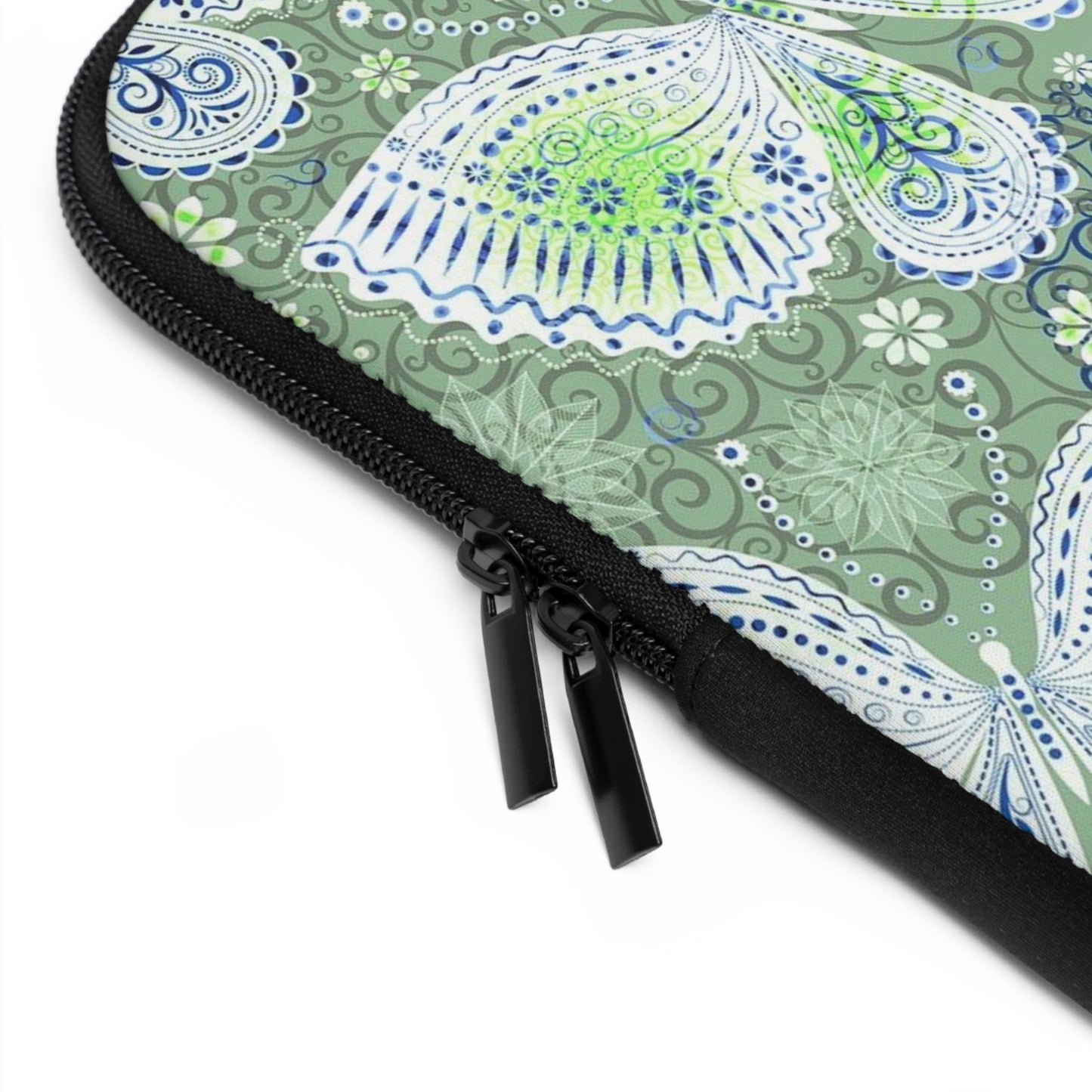 Butterfly Pattern Laptop Sleeve, Eco-Friendly Laptop Case, Computer Bag, Gift for Her, Personalized Tech Accessory