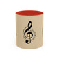 Musical Notes Coffee Mug - Perfect Gift for Music Lovers