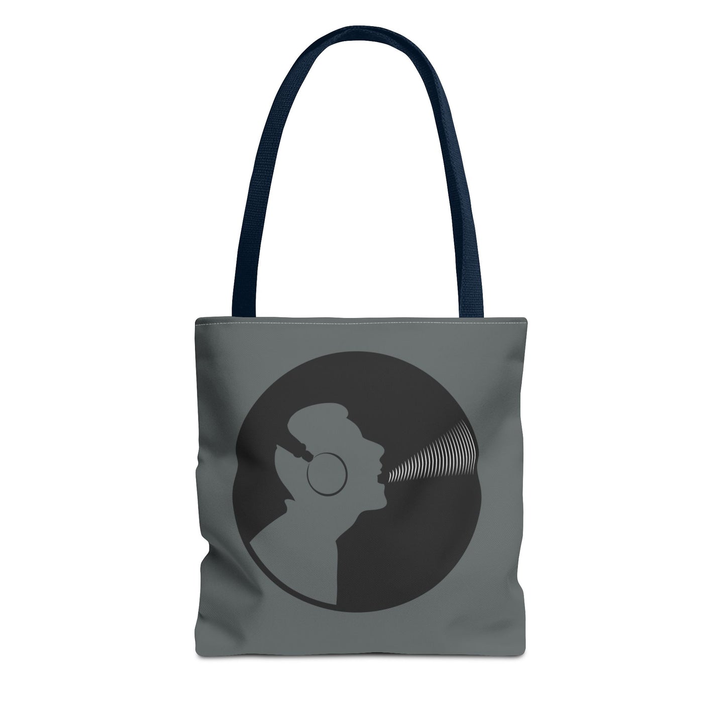 Music Lover's Tote Bag, Stylish Bag for Vinyl Enthusiasts, Gift for Music Lovers, Unique Shopping Tote, Record Player Accessory