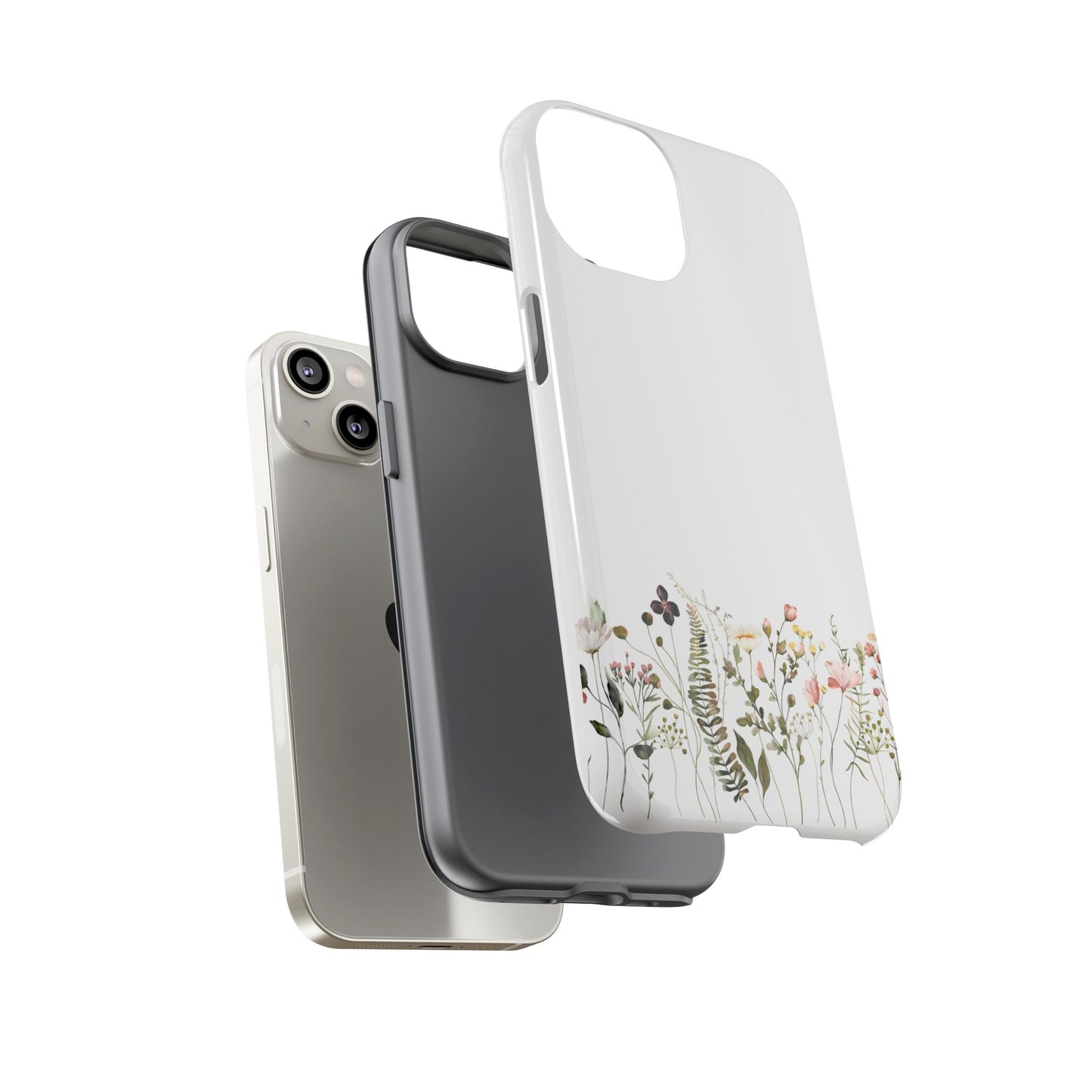 Floral Phone Case - Tough Cases for Nature Lovers, Stylish Floral Design, Phone Protection, Gifts for Her, Eco-Friendly Tech Accessories