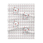 Soft Fleece Baby Blanket, Cute Kitty Cozy Throw, Nursery Decor, Baby Shower Gift, Infant Blanket, Soft Toddler Blanket