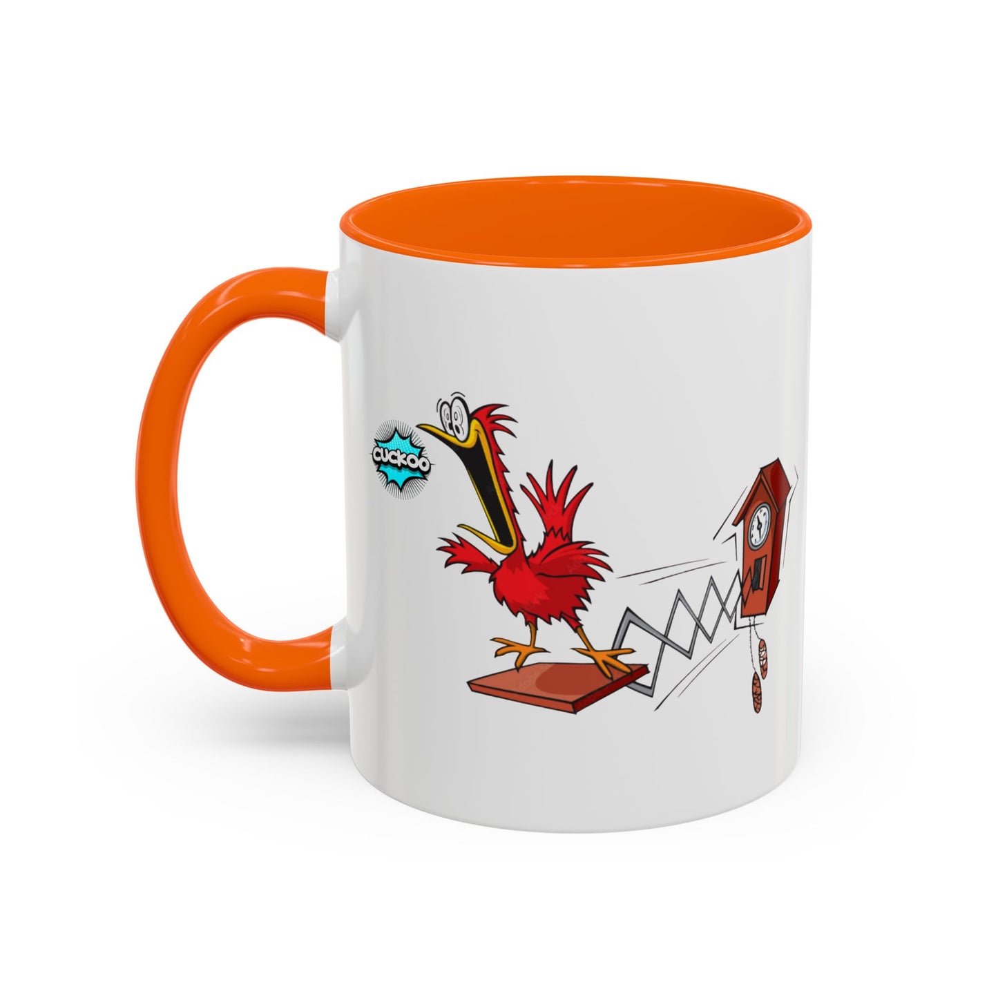 Whimsical Cuckoo Coffee Mug, Fun Gift for Bird Lovers