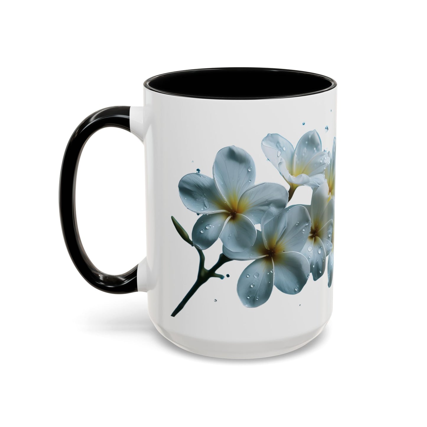 Floral Accent Coffee Mug