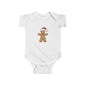 Cute Gingerbread Holiday Infant Bodysuit - Baby Shower Gift, Christmas Outfit, Winter Fashion, Baby Remembrance